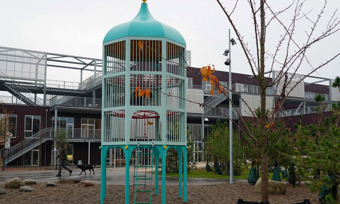 Klatrepavillon Beskåret